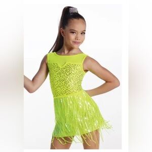 Weissman Sparkling Green Costume Dress